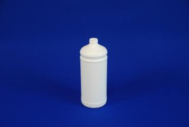 1000 ml Rundflasche F, weiss, flour, 50g (ab 0,86/Skt inkl. Versand)